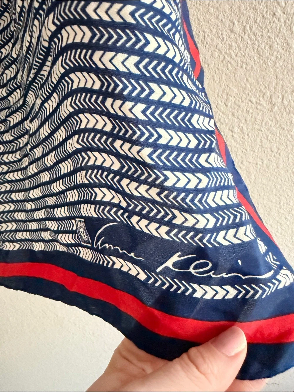 Anne Klein Square Geometric Print Scarf